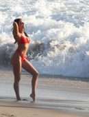 Zita Vass Cleavage and Leggy for a Bikini Photoshoot in Malibu
