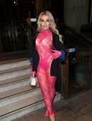 Tallia Storm in a See-through Dress at the Oh Polly LFW Party in London
