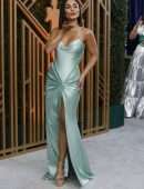 Vanessa Hudgens Leggy and Cleavage at 28th annual Screen Actors Guild Awards in Santa Monica