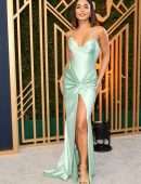 Vanessa Hudgens Leggy and Cleavage at 28th annual Screen Actors Guild Awards in Santa Monica