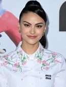 Camila Mendes Leggy at Miu Miu show at Paris Fashion Week