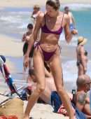 Candice Swanepoel Booty in Bikini on a Beach in Miami
