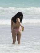 Caylee Cowan Booty in a Bikini on the Beach in Tulum