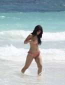 Caylee Cowan Booty in a Bikini on the Beach in Tulum