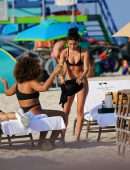 Chantel Jeffries in Bikini on a Beach in Miami