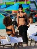 Chantel Jeffries in Bikini on a Beach in Miami