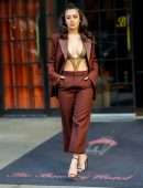Charli XCX Cleavage, Leaving The Bowery Hotel in NYC