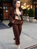 Charli XCX Cleavage, Leaving The Bowery Hotel in NYC