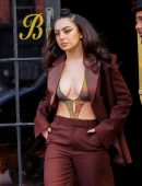Charli XCX Cleavage, Leaving The Bowery Hotel in NYC