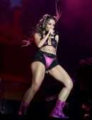Doja Cat Leggy and Cleavage, Performing onStage at Lollapalooza Brazil Music Festival in Sao Paulo