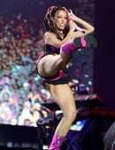 Doja Cat Leggy and Cleavage, Performing onStage at Lollapalooza Brazil Music Festival in Sao Paulo