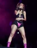 Doja Cat Leggy and Cleavage, Performing onStage at Lollapalooza Brazil Music Festival in Sao Paulo