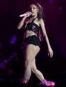 Doja Cat Leggy and Cleavage, Performing onStage at Lollapalooza Brazil Music Festival in Sao Paulo
