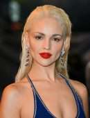 Eiza Gonzalez Cleavage at the Premiere of 'Ambulance' in London