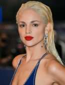 Eiza Gonzalez Cleavage at the Premiere of 'Ambulance' in London
