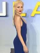 Eiza Gonzalez Cleavage at the Premiere of 'Ambulance' in London