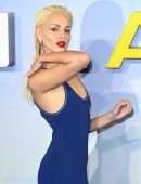 Eiza Gonzalez Cleavage at the Premiere of 'Ambulance' in London