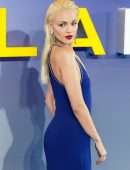 Eiza Gonzalez Cleavage at the Premiere of 'Ambulance' in London