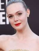 Elle Fanning Cleavage at 27th Annual Critics Choice Awards in Los Angeles