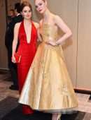 Elle Fanning Cleavage at 27th Annual Critics Choice Awards in Los Angeles