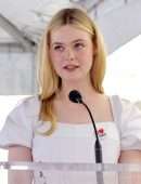 Elle Fanning at Hollywood Walk of Fame Star Ceremony for Francis Ford Coppola