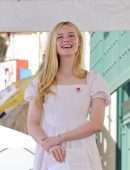 Elle Fanning at Hollywood Walk of Fame Star Ceremony for Francis Ford Coppola