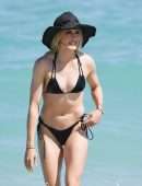 Eugenie Bouchard Booty in Bikini on the Beach in Miami
