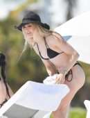 Eugenie Bouchard Booty in Bikini on the Beach in Miami