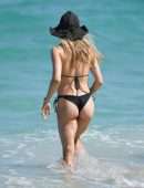 Eugenie Bouchard Booty in Bikini on the Beach in Miami