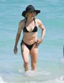 Eugenie Bouchard Booty in Bikini on the Beach in Miami