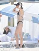 Eugenie Bouchard Booty in Bikini on the Beach in Miami