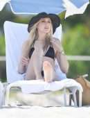 Eugenie Bouchard Booty in Bikini on the Beach in Miami