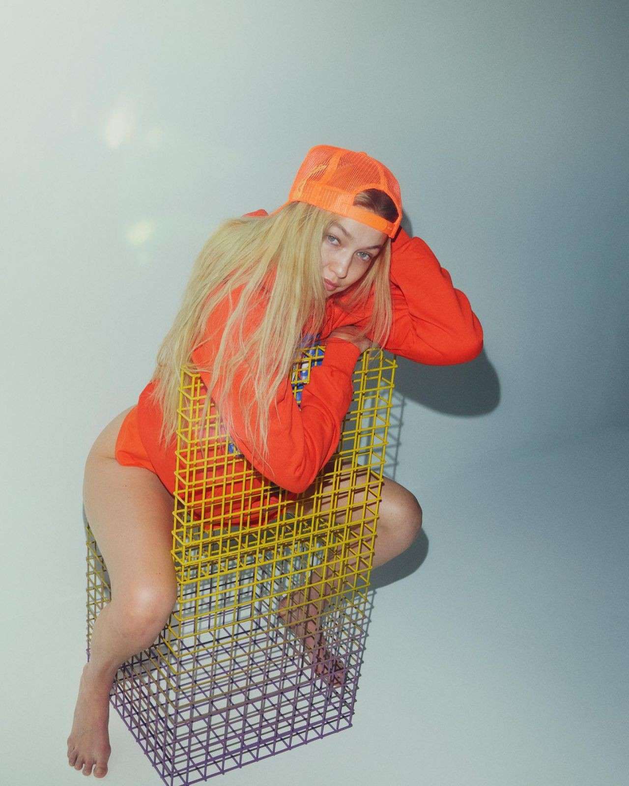 Gigi Hadid Braless Photoshoot for POP Magazine - Spring/Summer 2022
