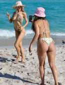 Joy Corrigan Booty in Bikini, Modelling on a Beach in Miami