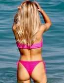 Joy Corrigan Booty in Bikini, Modelling on a Beach in Miami