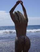 Kaili Thorne Booty and Cleavage for Beach Photoshoot