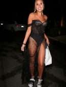 Kara Del Toro Leggy and Booty at The Academy Museum Pre-Oscars Soiree in Los Angeles