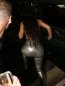 Kim Kardashian and Khloe Kardashian Booty, Arriving at the SKIMS Pop-up in Miami