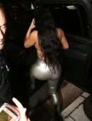 Kim Kardashian and Khloe Kardashian Booty, Arriving at the SKIMS Pop-up in Miami
