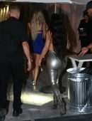 Kim Kardashian and Khloe Kardashian Booty, Arriving at the SKIMS Pop-up in Miami
