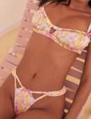 Lais Ribeiro Booty in Lingerie for Victoria’s Secret x For Love & Lemons