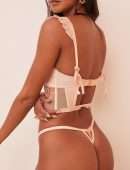 Lais Ribeiro Booty in Lingerie for Victoria’s Secret x For Love & Lemons