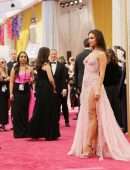 Lily James Leggy at 94th Annual Academy Awards in Hollywood