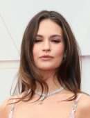 Lily James Leggy at 94th Annual Academy Awards in Hollywood