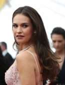 Lily James Leggy at 94th Annual Academy Awards in Hollywood