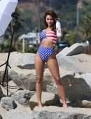 Maria Melilo Booty, Photoshoot Candids for 138 Water in Santa Monica