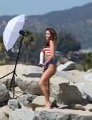 Maria Melilo Booty, Photoshoot Candids for 138 Water in Santa Monica