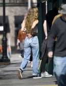 Nina Agdal Pokies, Out for Lunch in NYC