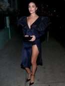 Olivia Culpo Upskirt at Olivetta in West Hollywood