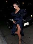 Olivia Culpo Upskirt at Olivetta in West Hollywood